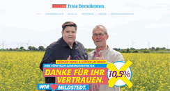 Desktop Screenshot of fdp-mildstedt.de